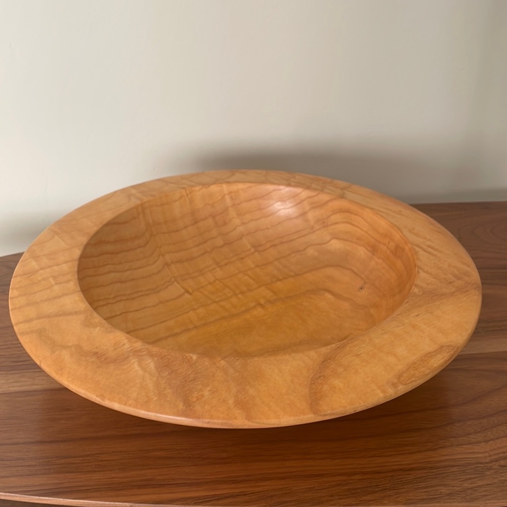 Spun Wooden Bowl
